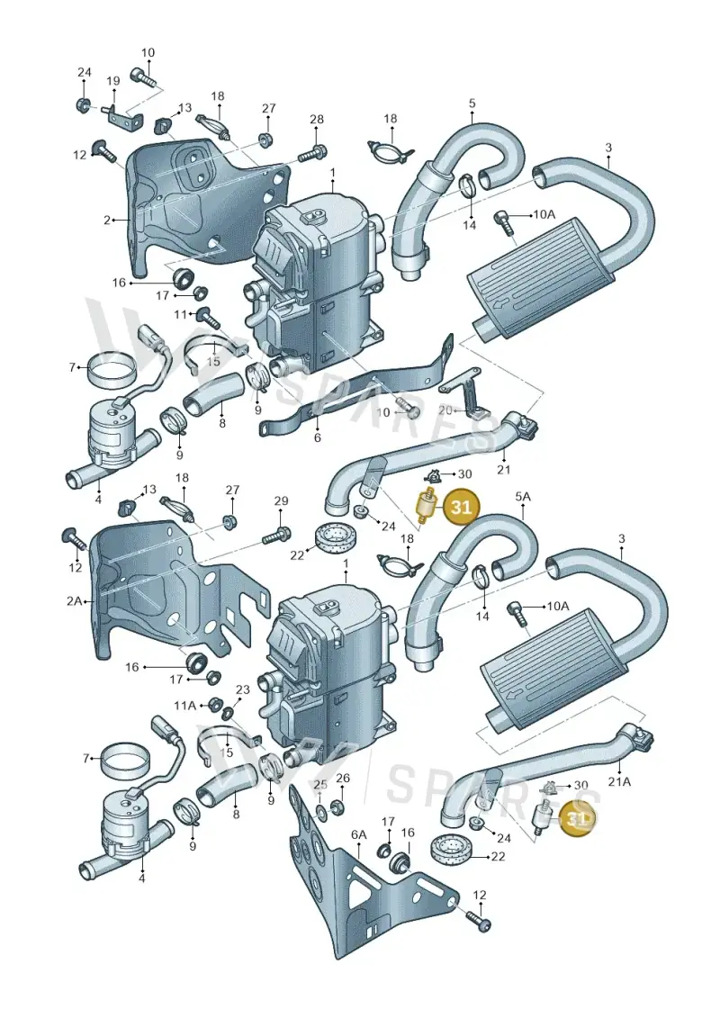 4D0614177F — Audi Q5 qu. 2.0 TDI (2012-2017) diagram 620819160, position 31