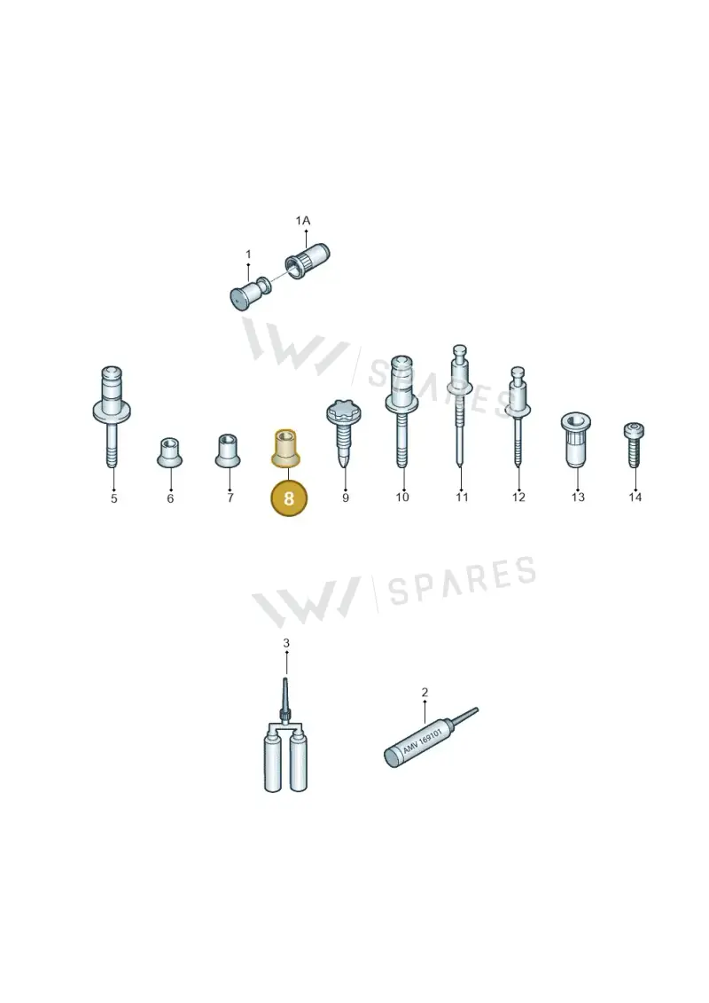 4D0803217M — Audi A8 (2013-2018) diagram 696800800, position 8