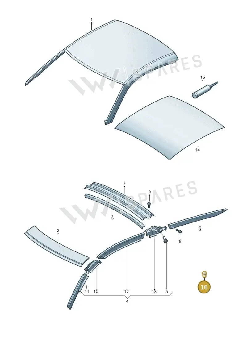 4D0803217Q — Audi R8 Spyder (2015-2024) diagram 872817000, position 16