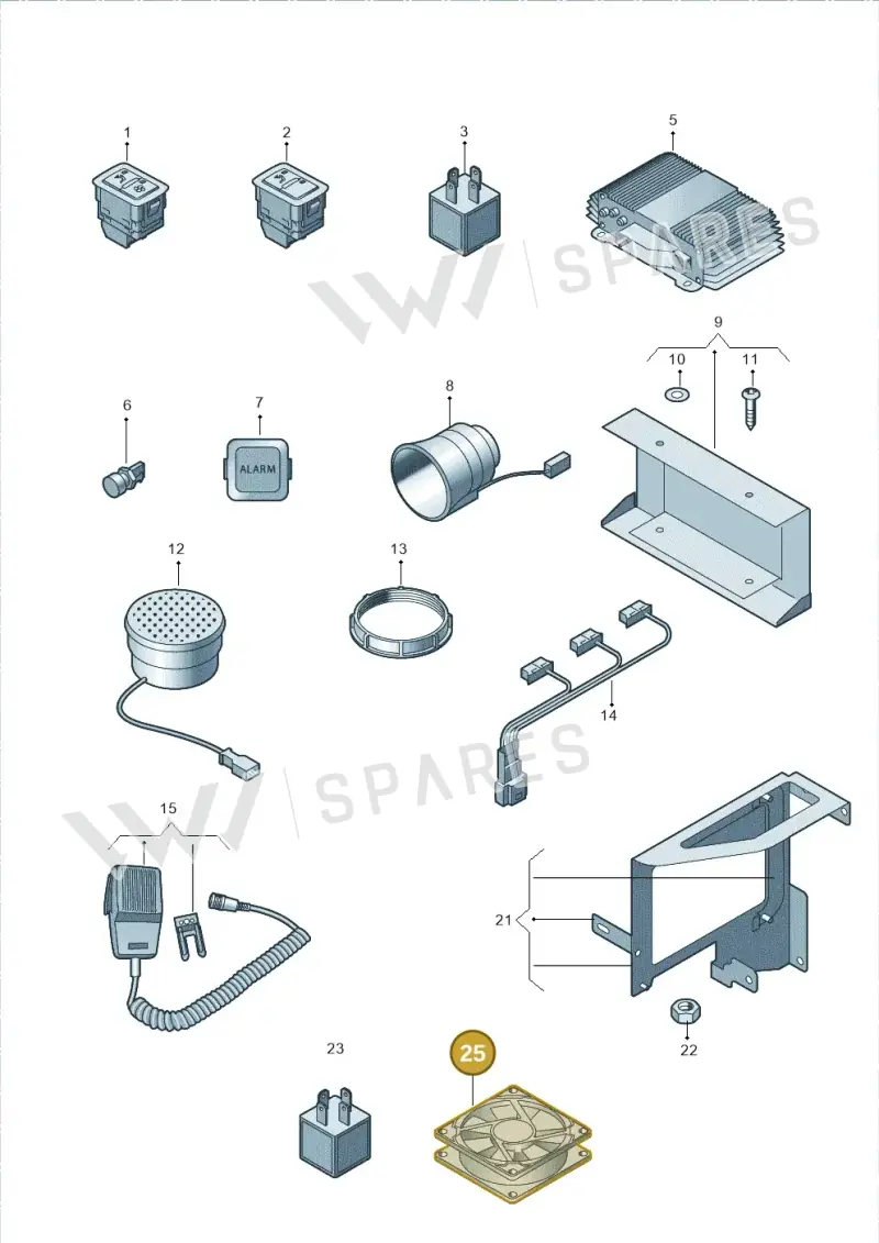 4D0959457 — Audi A8L qu. 3.0 TDI (2009-2014) diagram 696907680, position 25