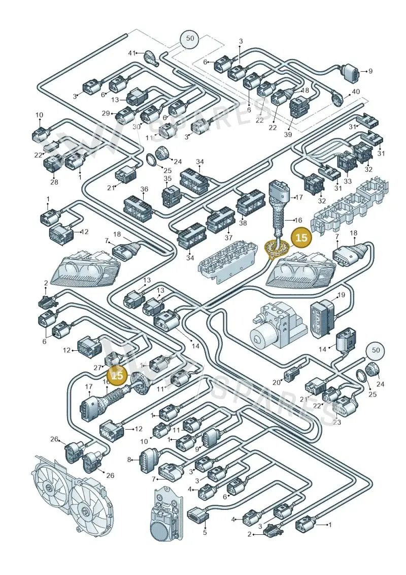 4D0971872A — Audi A8/S8/qu. lang    08> (2007-) diagram 291971810, position 15
