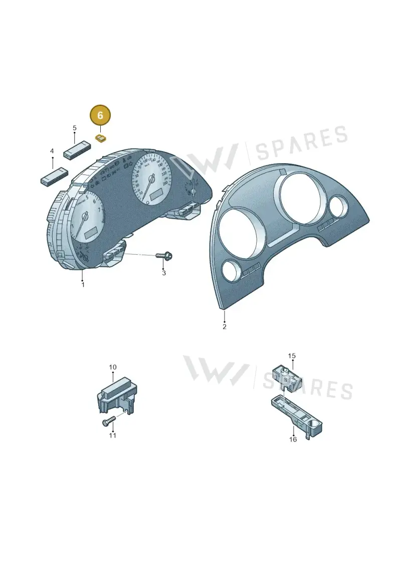 4D0972623 — Audi RS4 Cabrio qu.    08> (2007-) diagram 273920000, position 6