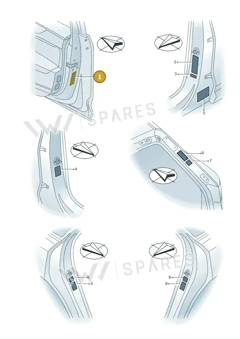 4E0010357S — Audi Q8 e-tron (2018-2020) diagram 586010200, position 1