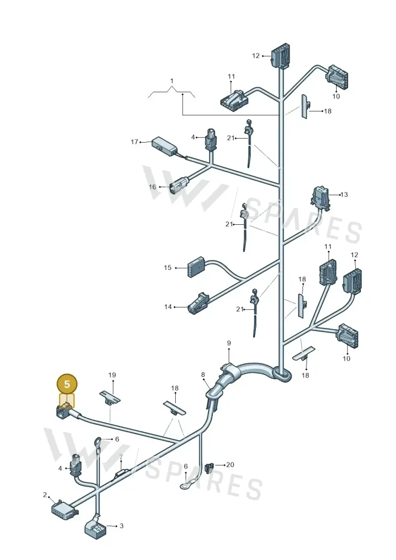 4E0035675K — Audi A3 Cabrio (2016-2020) diagram 778972850, position 5