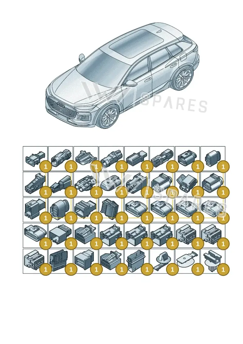 4E0035750C — Audi A5 Limousine (2024-2025) diagram 8wh971820, position 1