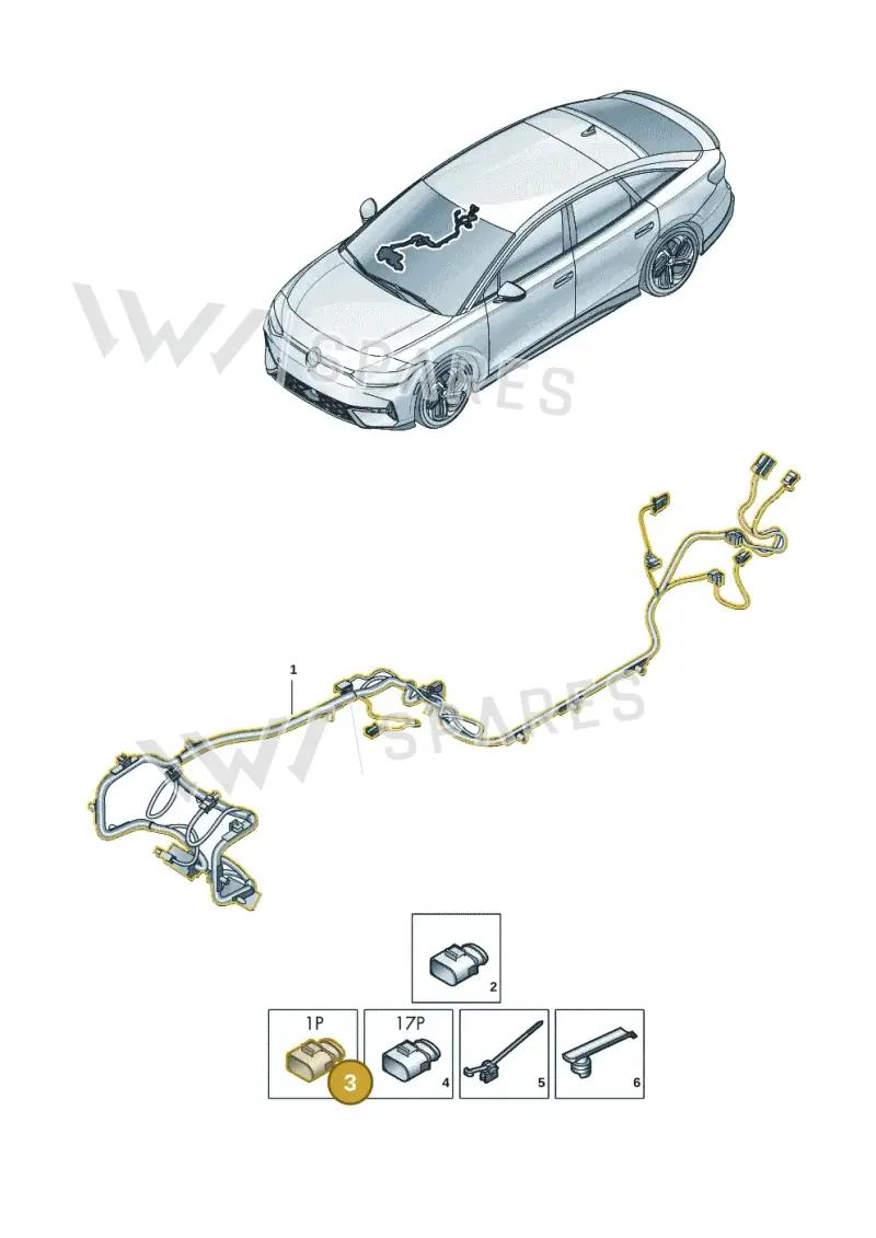 4E0035750 — Volkswagen ID.7 (2023-2025) diagram 14b972170, position 3
