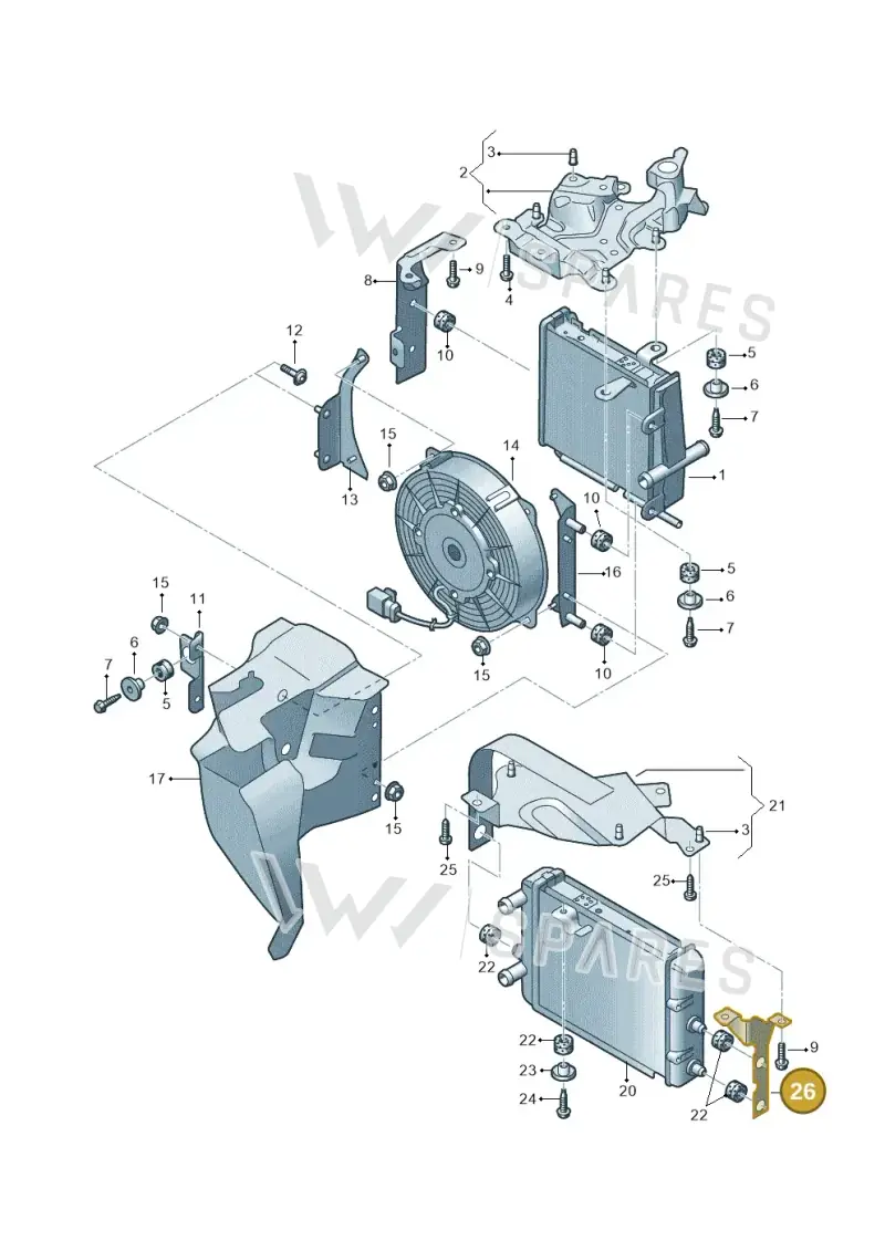 4E0121263 — Audi A8/S8/qu. lang    08> (2007-) diagram 291121740, position 26