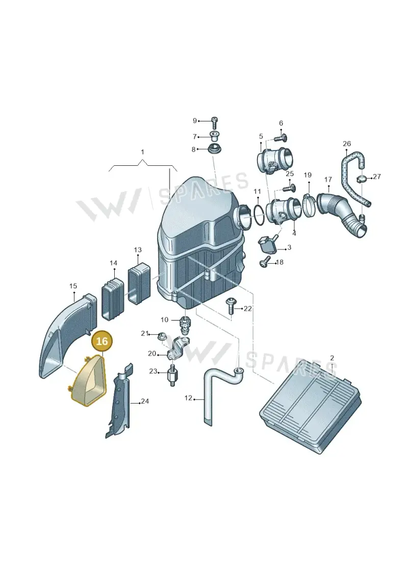 4E0129617P — Audi A8/S8/qu. lang    08> (2007-) diagram 291129200, position 16