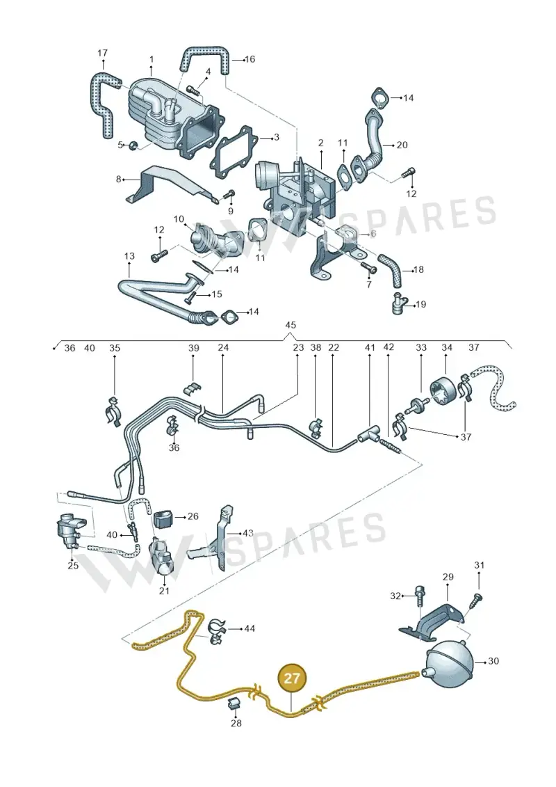 4E0131055N — Audi A8/S8/qu. lang    08> (2007-) diagram 291131050, position 27