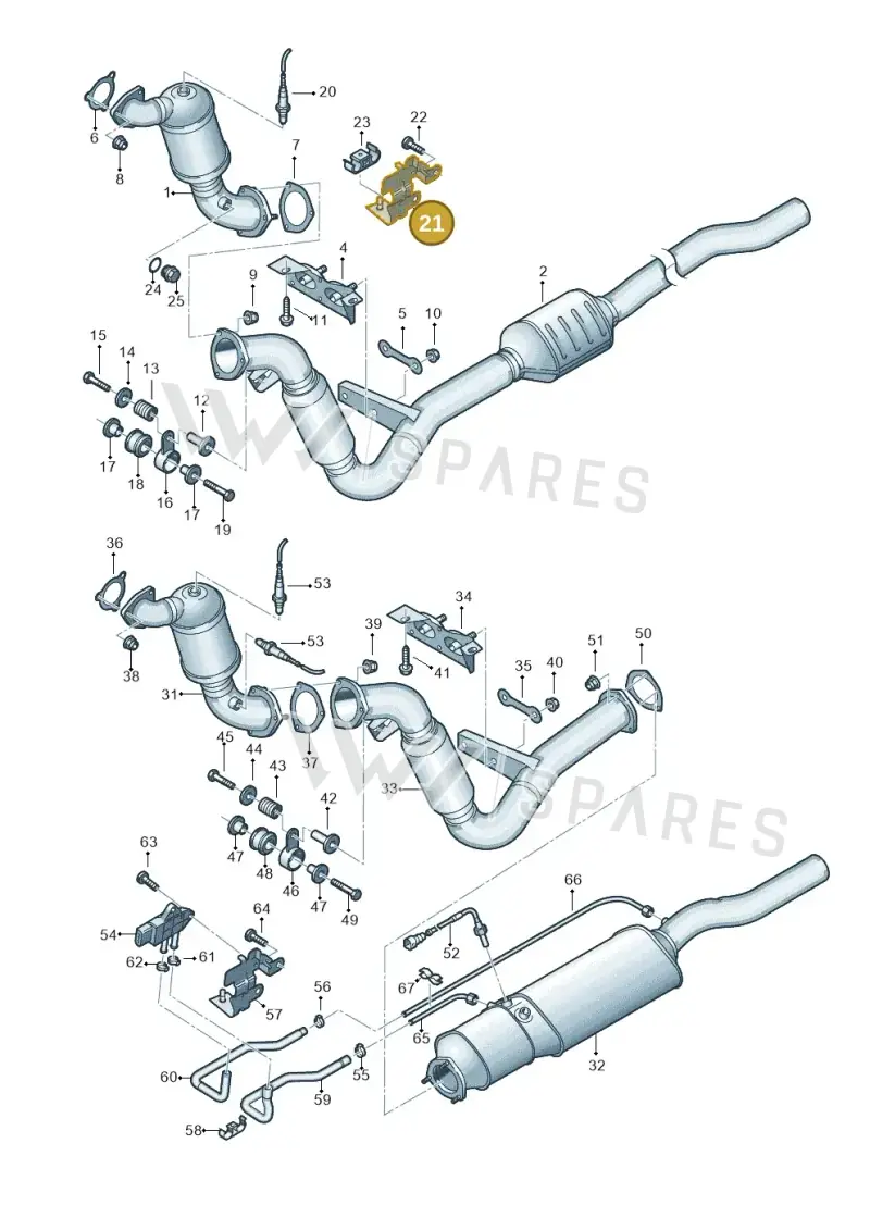 4E0131561H — Audi A8/S8/qu. lang    08> (2007-) diagram 291253550, position 21
