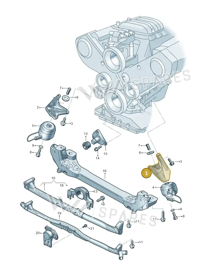 4E0199307BH — Audi A8/S8/qu. lang    08> (2007-) diagram 291199300, position 1