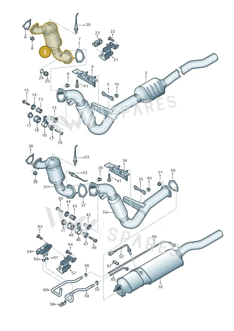 4E0254201NX — Audi A8/S8/qu. lang    08> (2007-) diagram 291253550, position 1