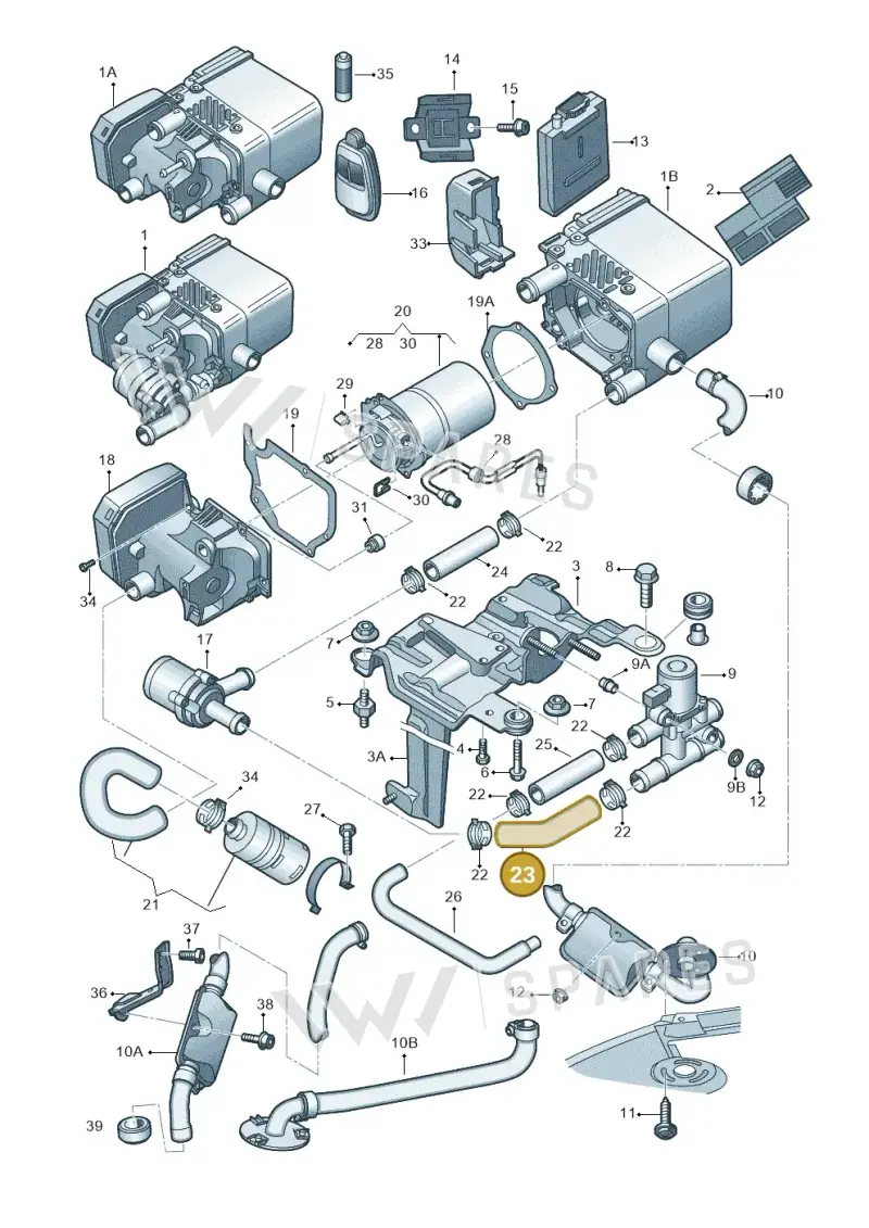 4E0265055 — Audi A8/S8/qu. lang    08> (2007-) diagram 291261460, position 23