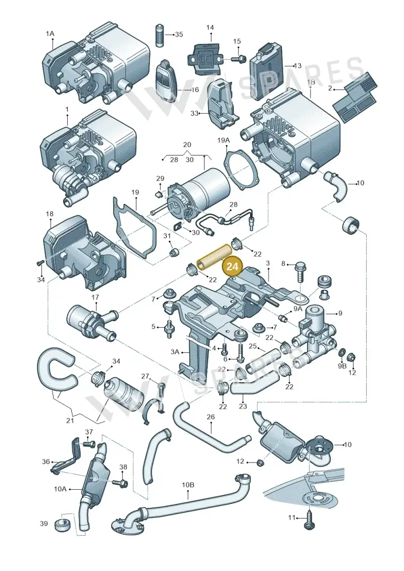 4E0265057 — Audi A8/S8/qu. lang    08> (2007-) diagram 291261460, position 24