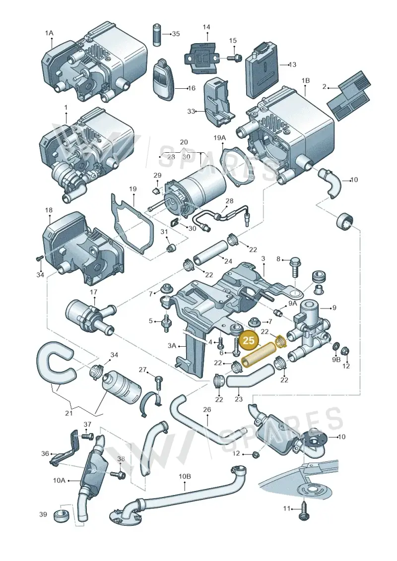 4E0265058 — Audi A8/S8/qu. lang    08> (2007-) diagram 291261460, position 25