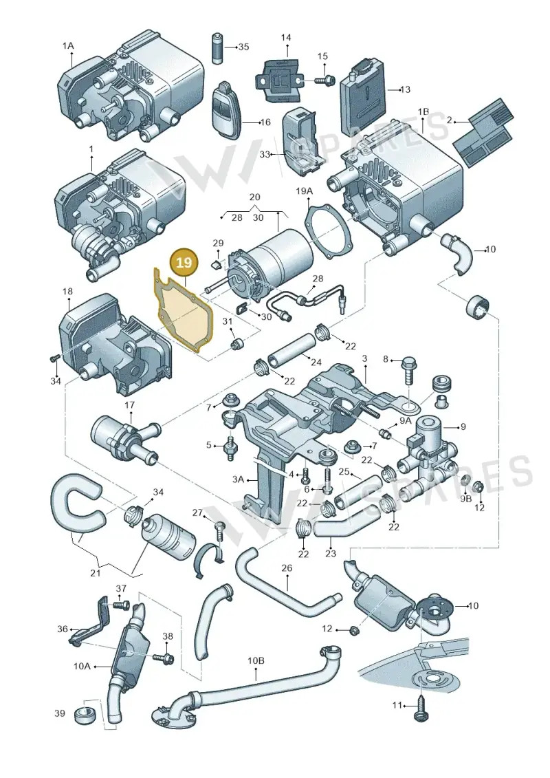 4E0265219 — Audi A8/S8/qu. lang    08> (2007-) diagram 291261460, position 19