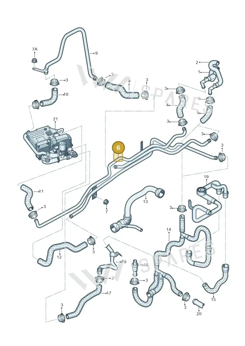4E0265235C — Audi A8/S8/qu. lang    08> (2007-) diagram 291261310, position 6