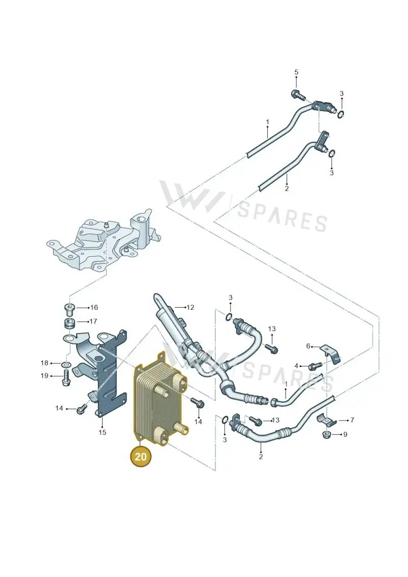 4E0317021E — Audi A8/S8/qu. lang    08> (2007-) diagram 291317510, position 20