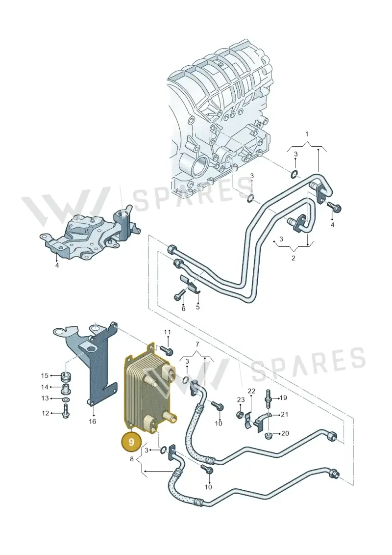 4E0317021H — Audi A8/S8/qu. lang    08> (2007-) diagram 291317530, position 9