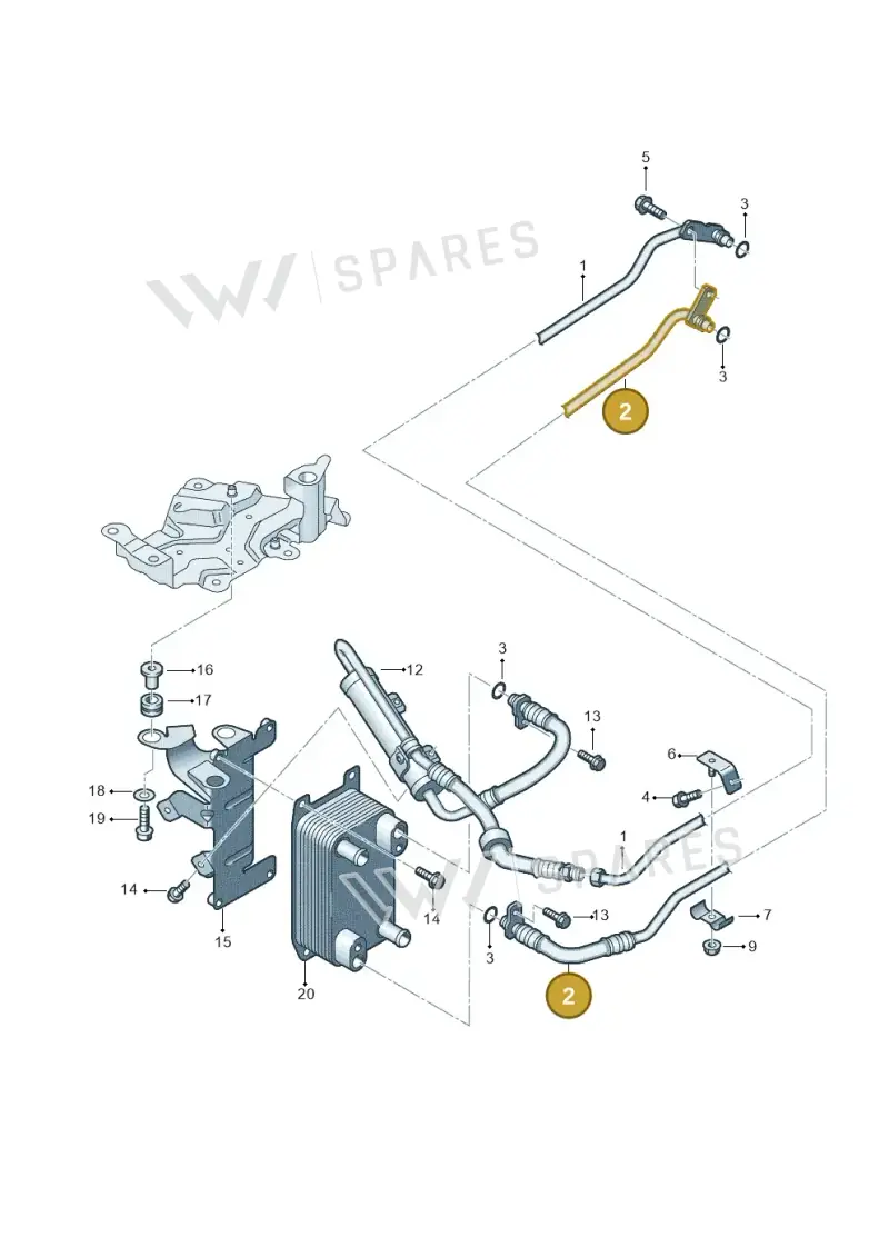 4E0317818N — Audi A8/S8/qu. lang    08> (2007-) diagram 291317510, position 2