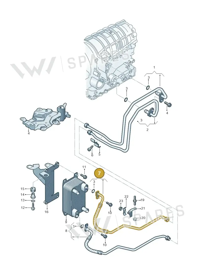 4E0317821M — Audi A8/S8/qu. lang    08> (2007-) diagram 291317530, position 7