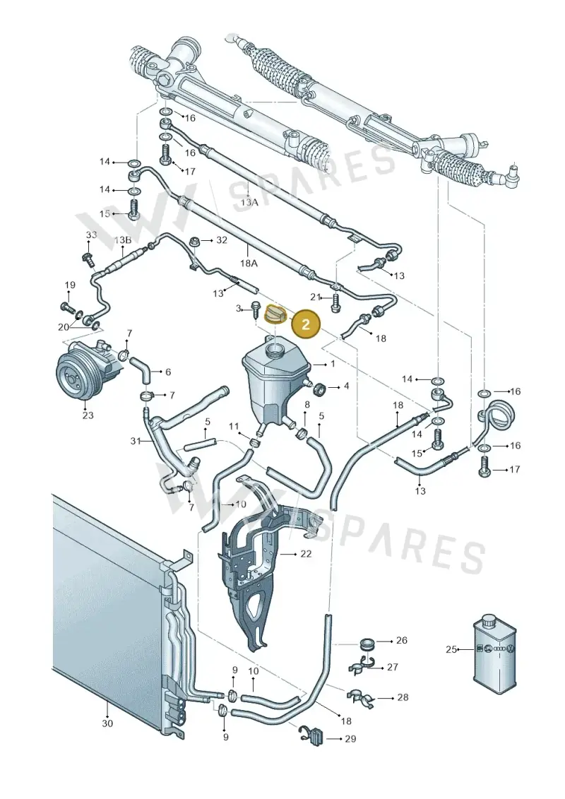 4E0422376A — Audi A8/S8/qu. lang (2003-2007) diagram 291422600, position 2