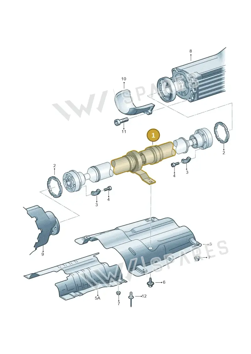 4E0521101G — Audi A8/S8/qu. lang    08> (2007-) diagram 258521100, position 1