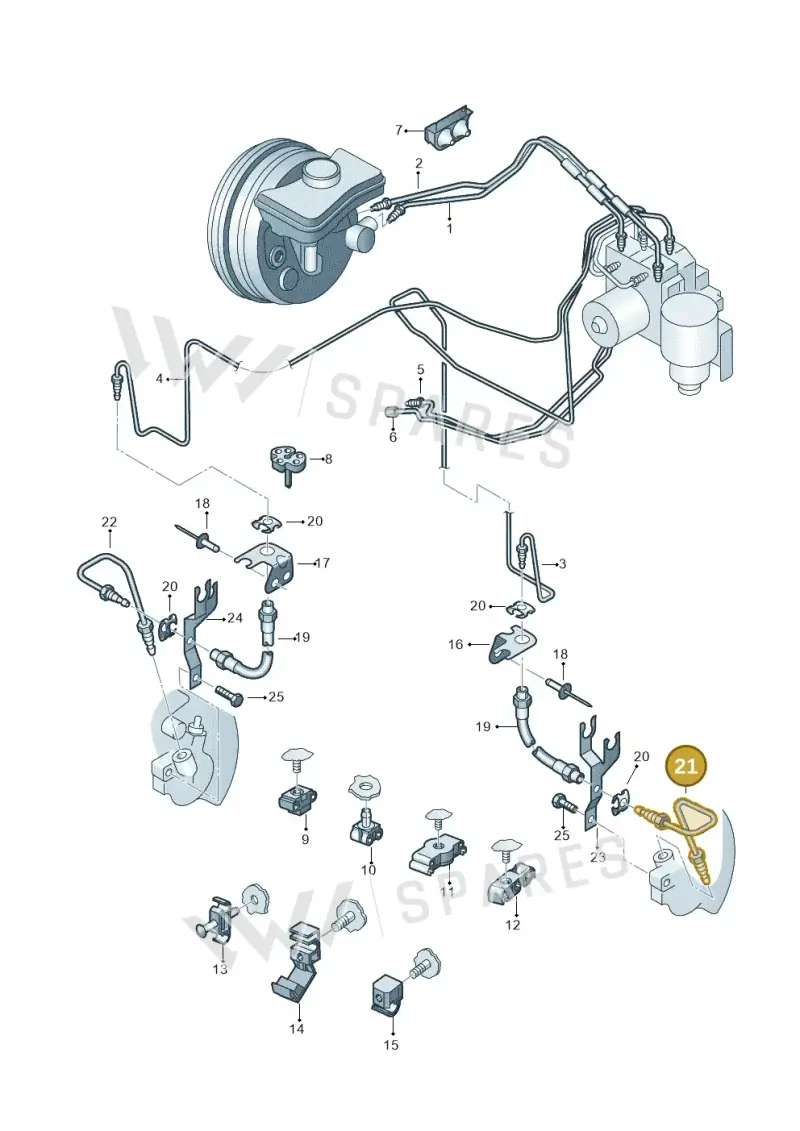 4E0611721J — Audi A8/S8/qu. lang    08> (2007-) diagram 249611200, position 21