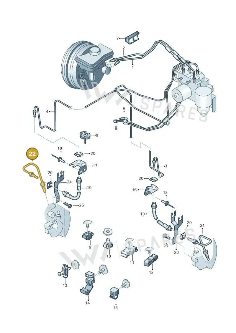 4E0611722K — Audi A8/S8/qu. lang    08> (2007-) diagram 249611200, position 22