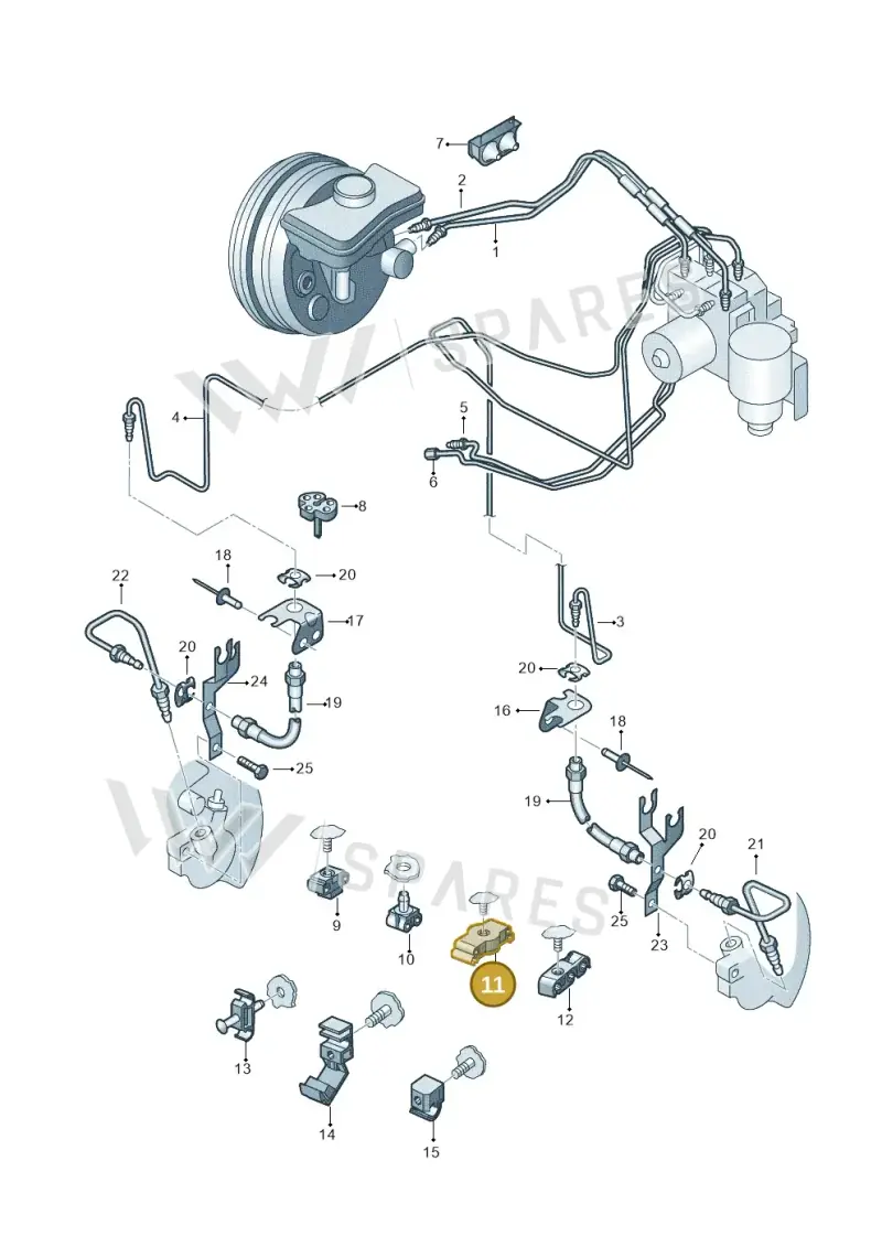 4E0611797 — Audi A8/S8/qu. lang    08> (2007-) diagram 249611200, position 11
