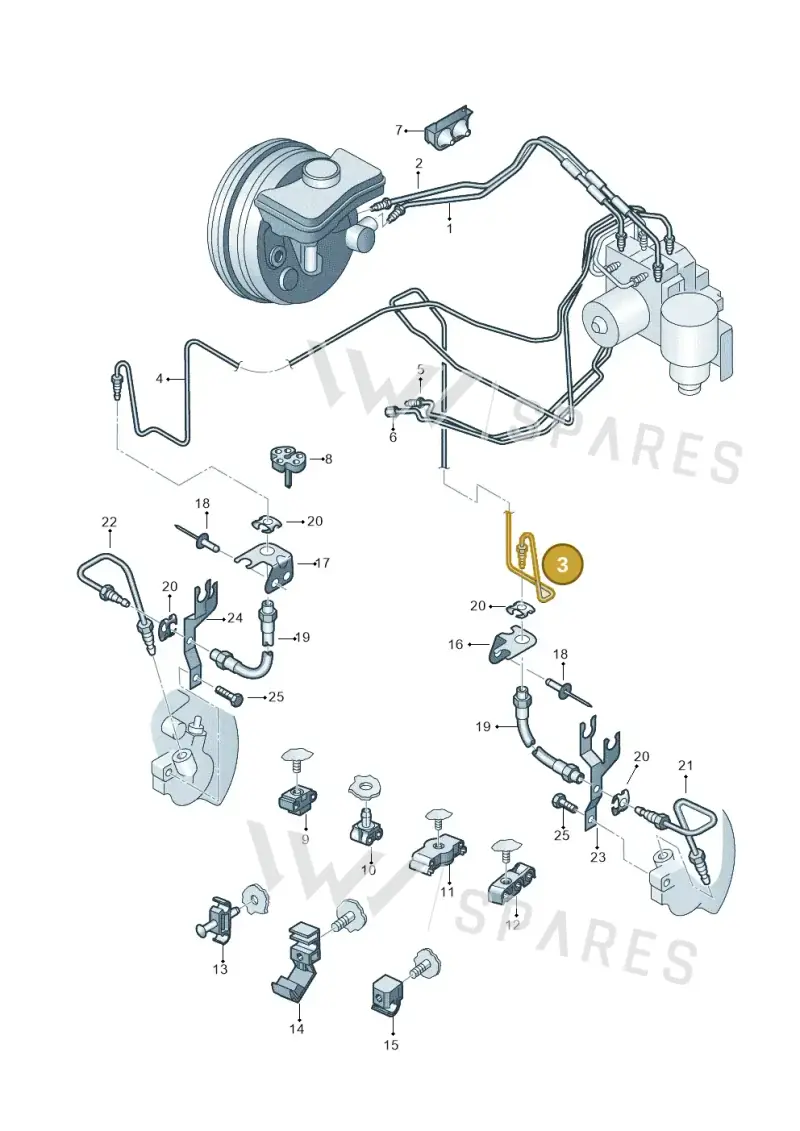 4E0614723AP — Audi A8/S8/qu. lang    08> (2007-) diagram 249611200, position 3