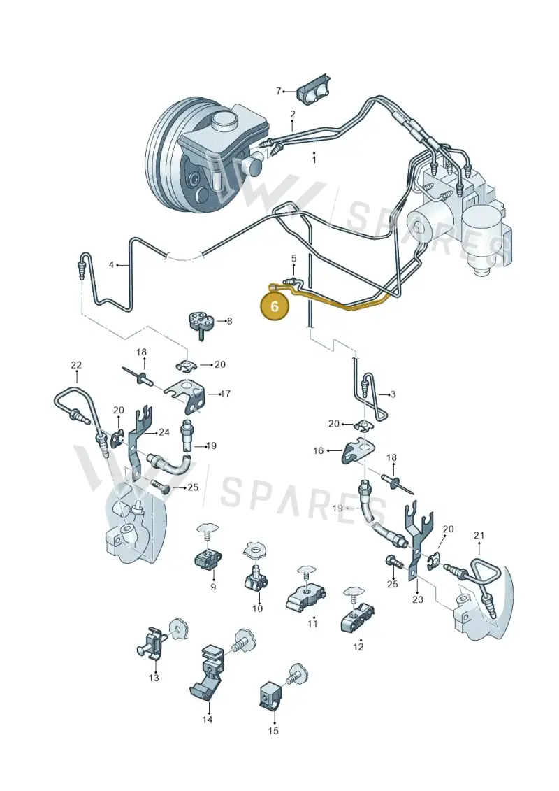 4E0614726AD — Audi A8/S8/qu. lang    08> (2007-) diagram 249611200, position 6