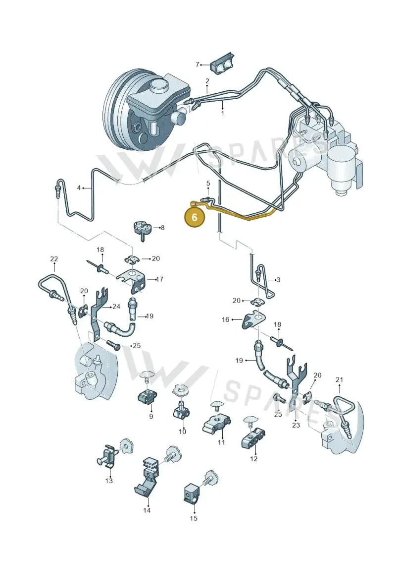 4E0614726AE — Audi A8/S8/qu. lang    08> (2007-) diagram 249611200, position 6