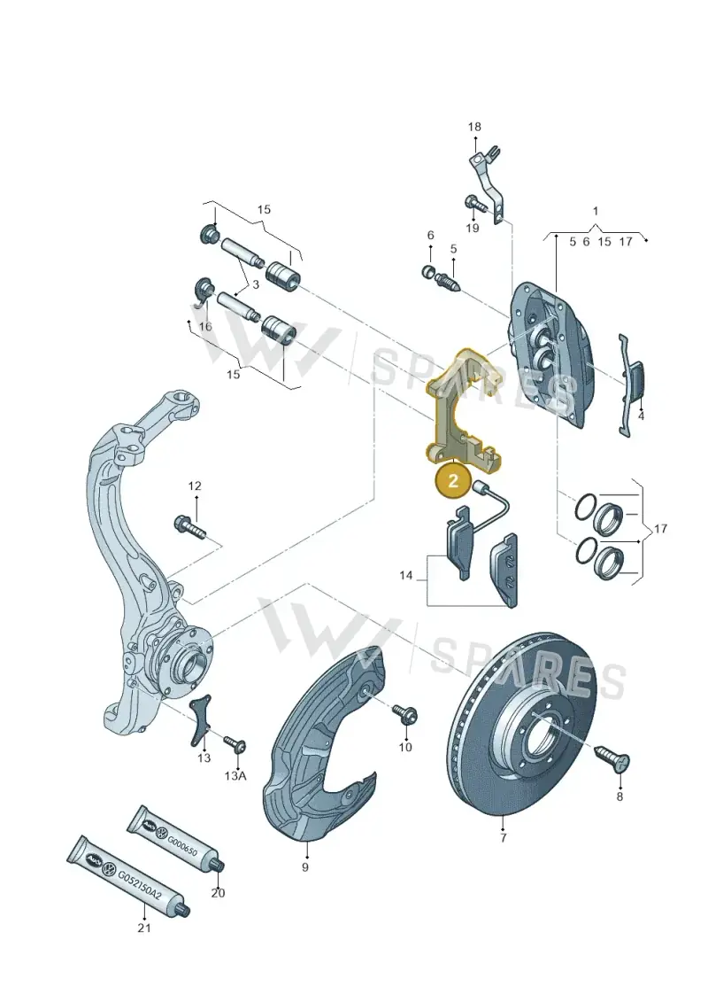 4E0615125D — Audi A8/S8/qu. lang    08> (2007-) diagram 291615450, position 2