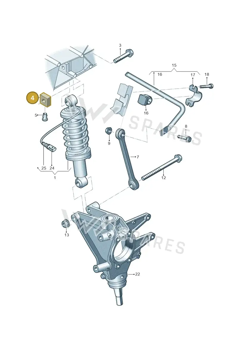 4E0803171B — Audi R8 Spyder (2015-2024) diagram 872511080, position 4
