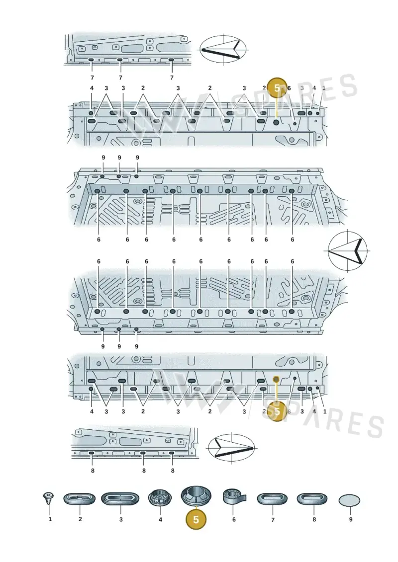4E0804297 — Audi Q4 Sportback (2021-2022) diagram 89a803039, position 5