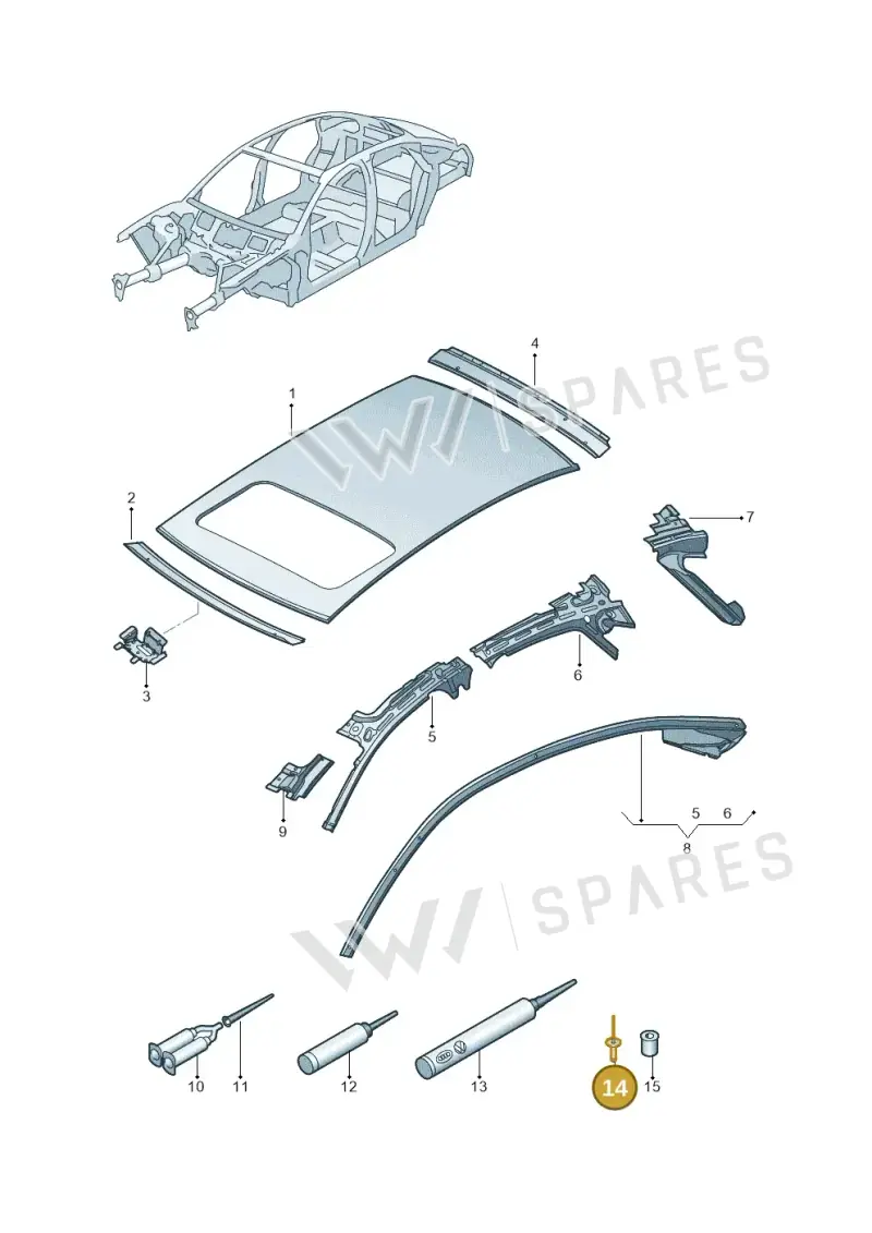 4E0809864A — Audi A8/S8/qu. lang    08> (2007-) diagram 291817100, position 14