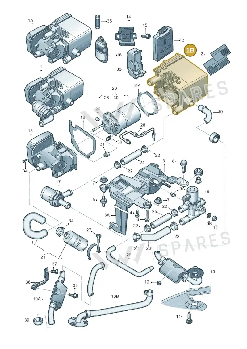4E0819953E — Audi A8/S8/qu. lang    08> (2007-) diagram 291261460, position 1B