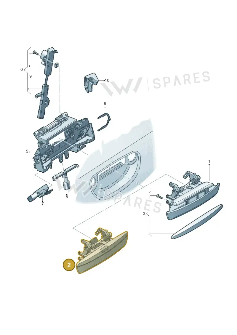 4E0839205GGRU — Audi A8/S8/qu. lang    08> (2007-) diagram 291837000, position 2