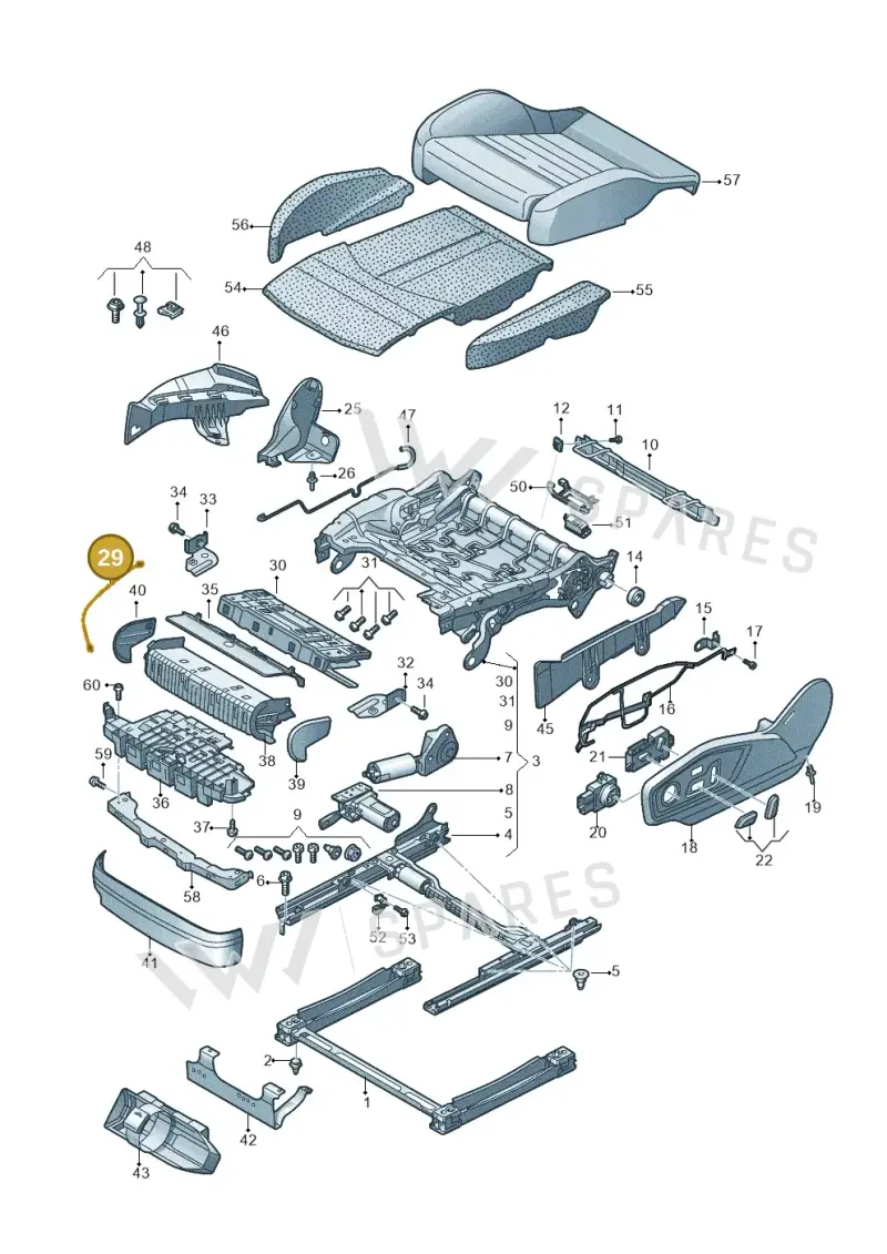 4E0883079 — Audi RS Q8 Quattro (2019-) diagram 859881100, position 29
