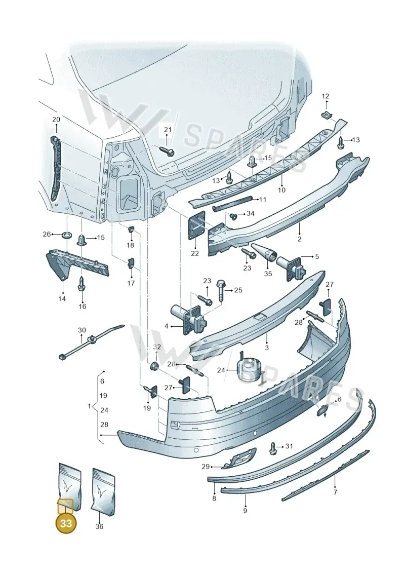 4E0898813 — Audi A8/S8/qu. lang    08> (2007-) diagram 291807500, position 33