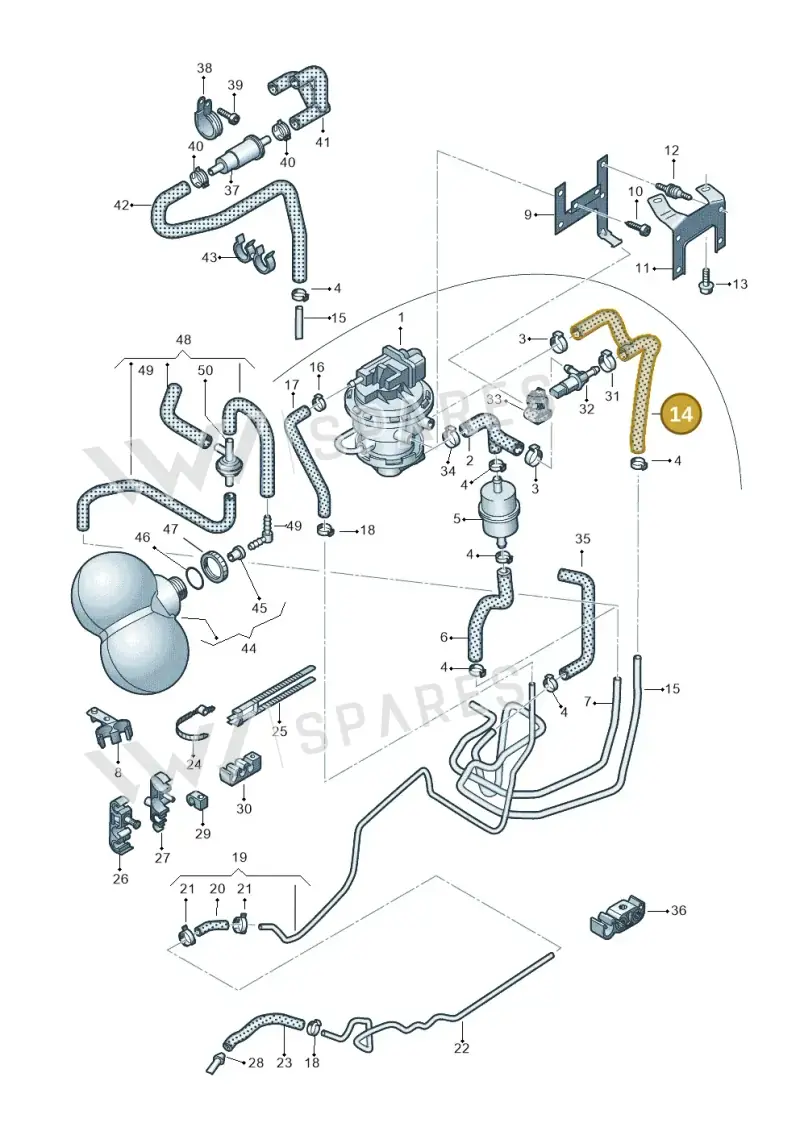 4E0906272AH — Audi A8/S8/qu. lang    08> (2007-) diagram 291201850, position 14