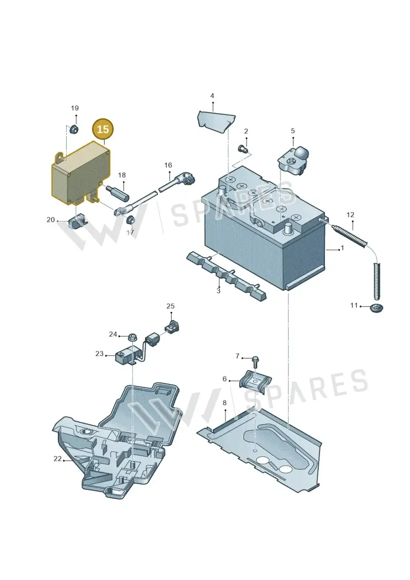 4E0910181C — Audi A8/S8/qu. lang    08> (2007-) diagram 291915000, position 15