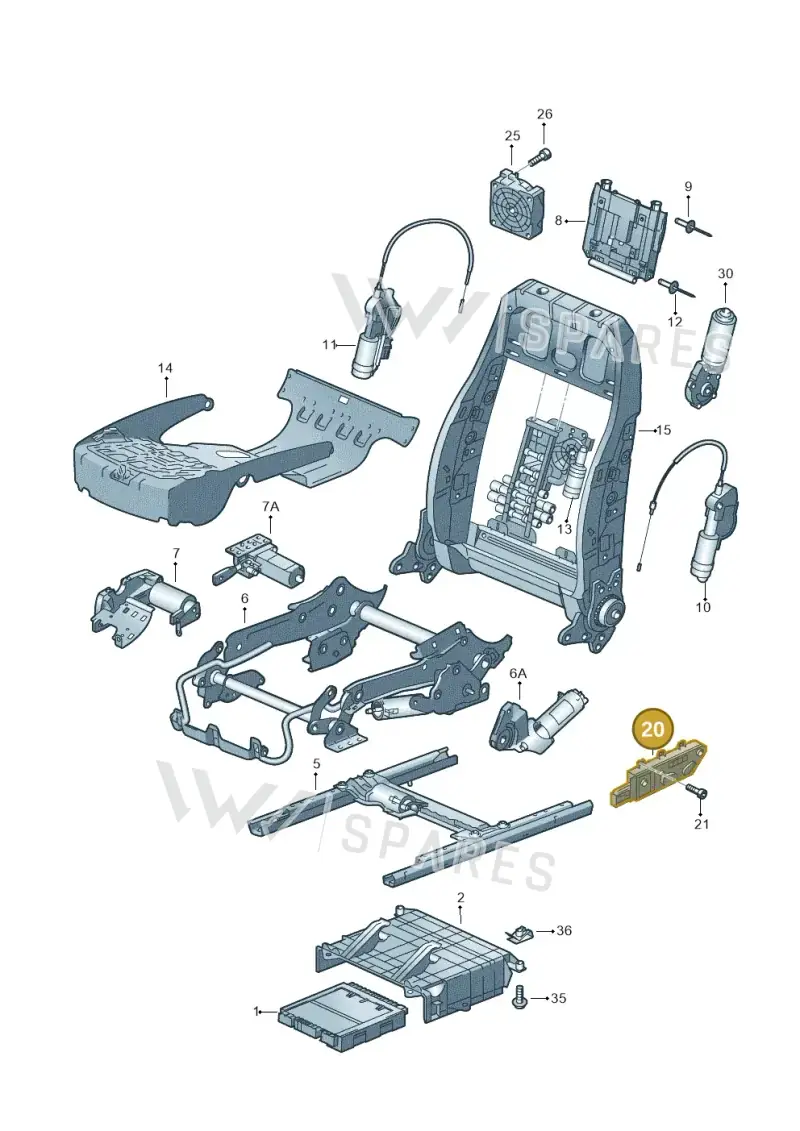 4E0959765G6PS — Audi A8/S8/qu. lang    08> (2007-) diagram 258959200, position 20