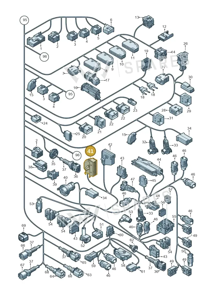 4E0971636 — Audi Q5 qu. 2.0 (2009-2018) diagram 647971820, position 41