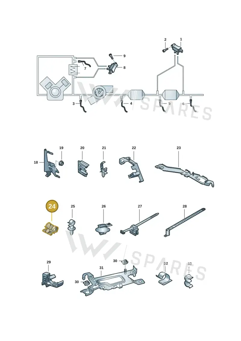 4E0971848C — Audi A5 Sportback (2016-2020) diagram 897906008, position 24