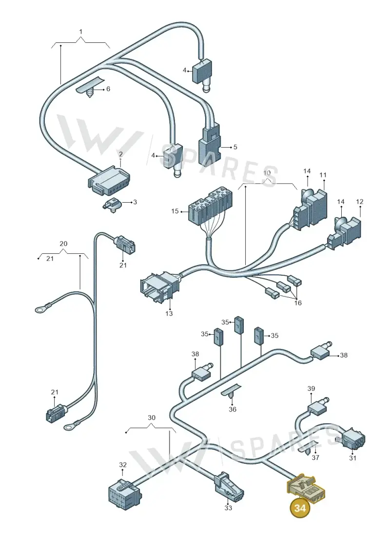 4E0971980 — Audi RS5 Cabrio (2012-2015) diagram 670972700, position 34
