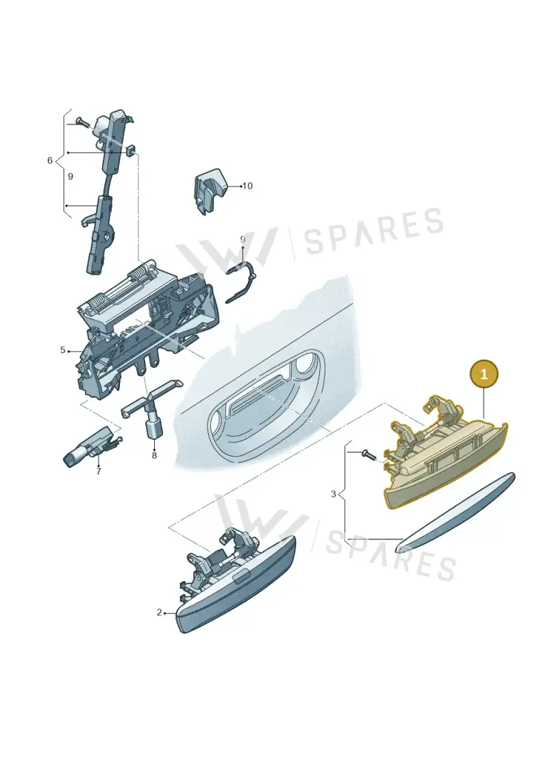 4E2837208BGRU — Audi A8/S8/qu. lang    08> (2007-) diagram 291837000, position 1