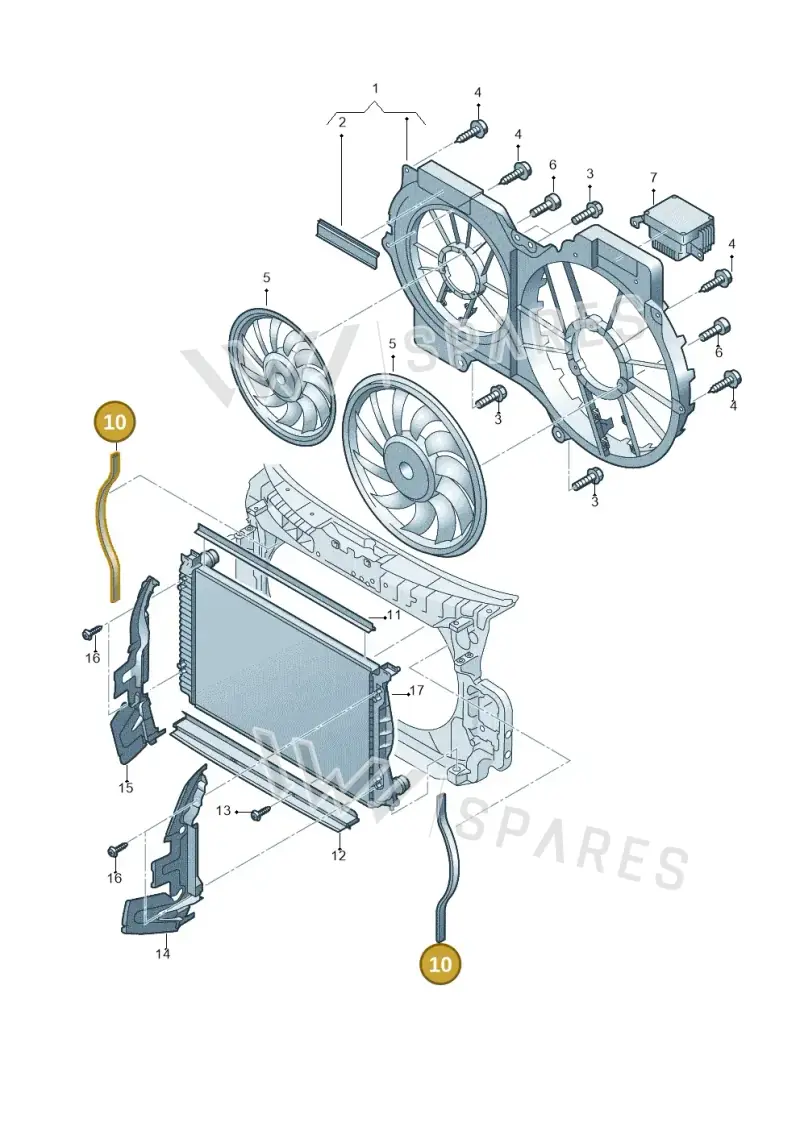 4F0121221 — Audi A6 2.7 TDI (2008-2011) diagram 448121920, position 10