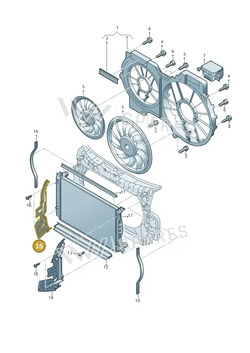 4F0121284AP — Audi A6 2.7 TDI (2008-2011) diagram 448121920, position 15